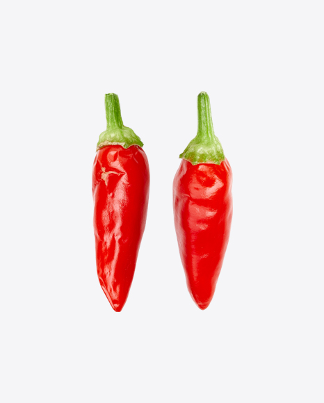Two Red Chili Peppers