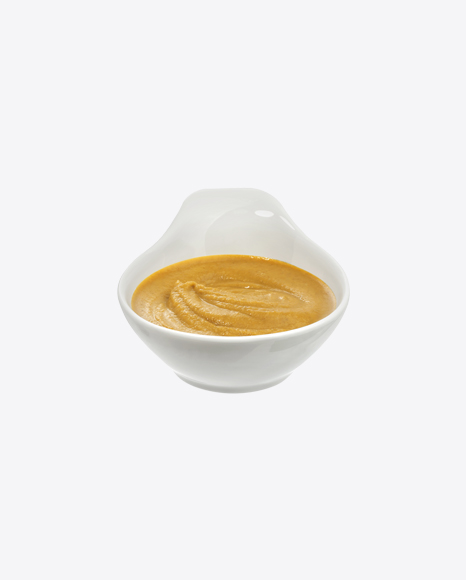 Mustard in Ceramic Bowl PNG