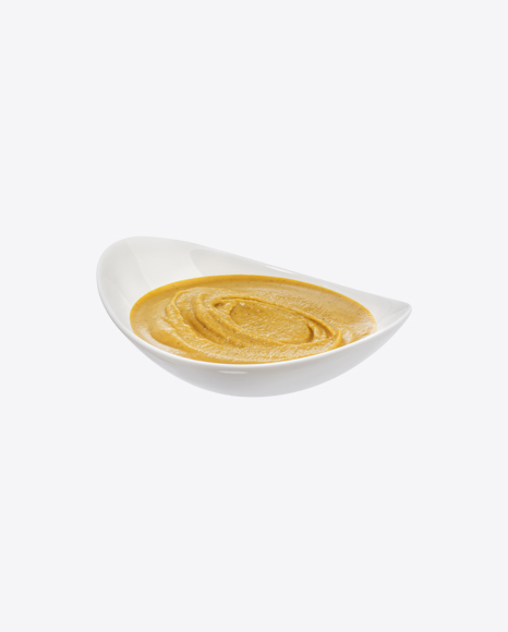 Mustard in Ceramic Bowl PNG
