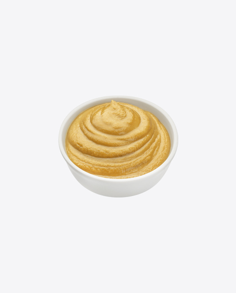 Mustard in Ceramic Bowl PNG