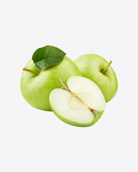 Green Apple Set PNG