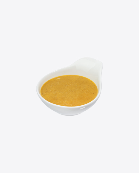 Mustard in Ceramic Bowl PNG