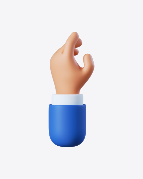 Cartoon Hand Relax Gesture PNG