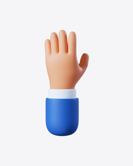 Cartoon Hand Gesture PNG
