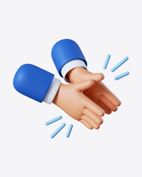 Cartoon Hands Clapping PNG