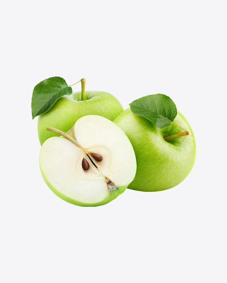 Green Apples Set PNG