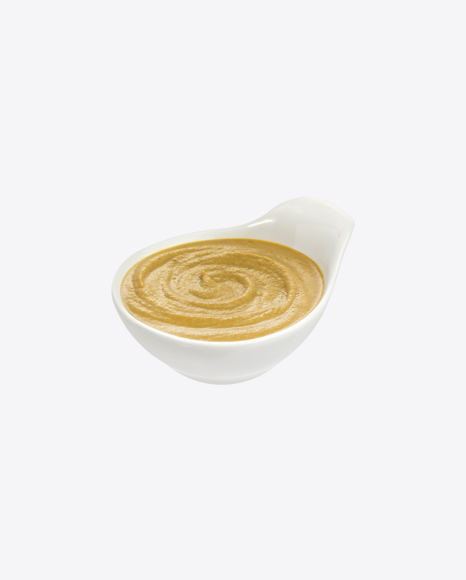 Mustard in Ceramic Bowl PNG