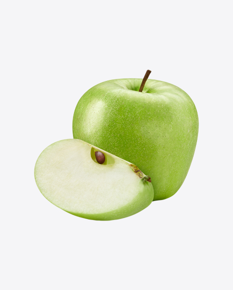 Green Apple w/ Slice