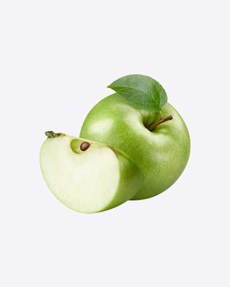 Green Apple w/ Slice