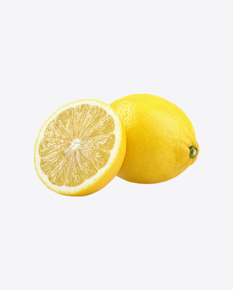 Lemon with Half PNG