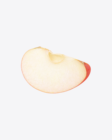 Red Apple Slice PNG