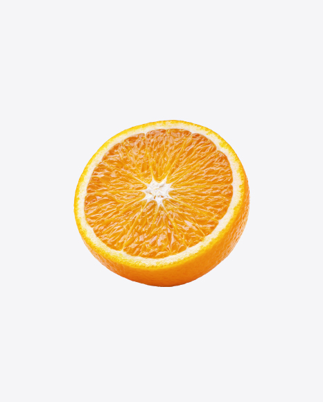 Half of Orange PNG