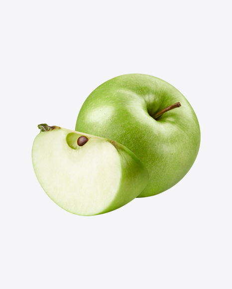 Green Apple w/ Slice