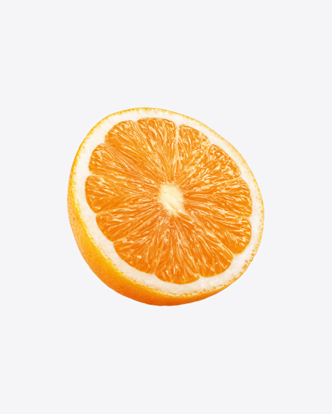 Half of Orange PNG