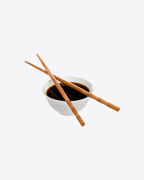 Soy Sauce w/ Chopsticks PNG