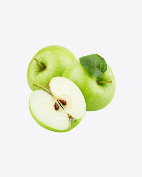Green Apples Set PNG