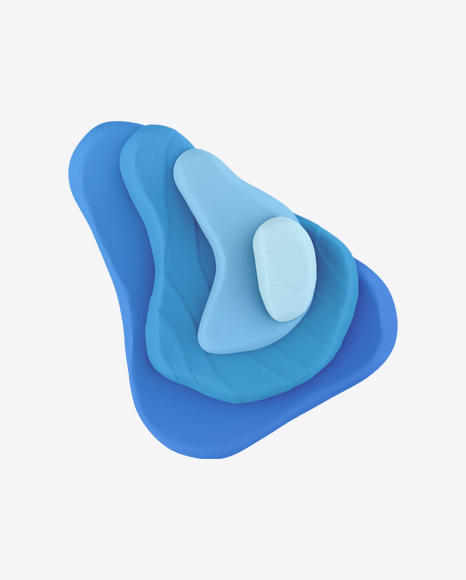 Blue Abstract Object