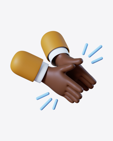 Cartoon Hands Clapping PNG