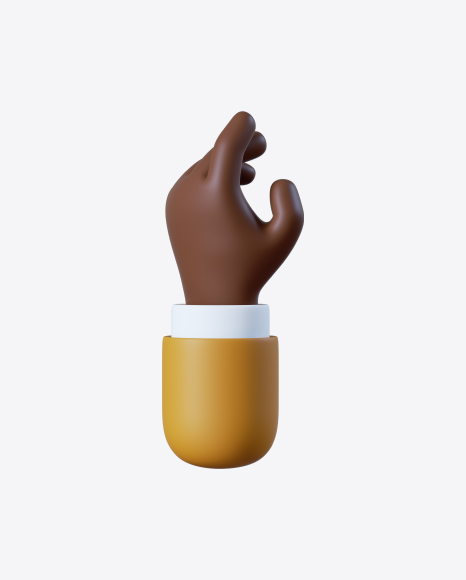 Cartoon Hand Relax Gesture PNG