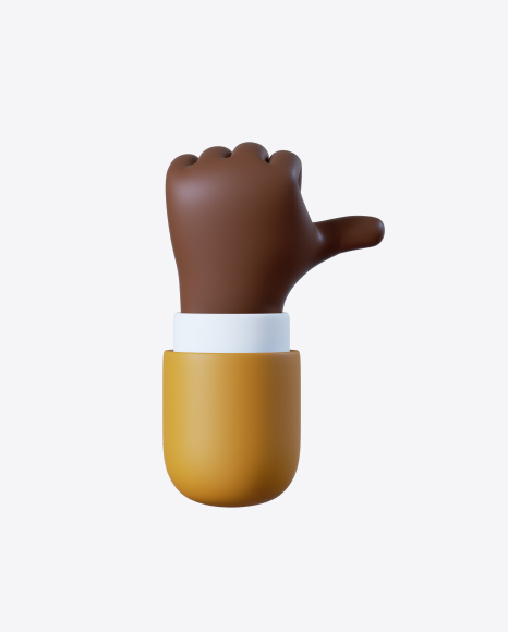Cartoon Hand Thumbs Up Gesture PNG