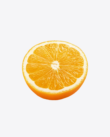 Half of Orange PNG