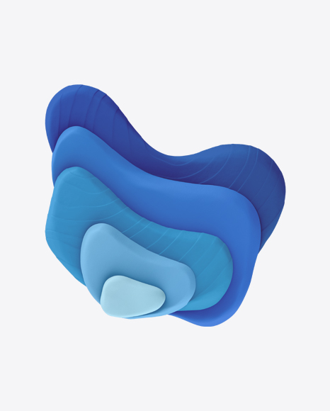 Blue Abstract Object