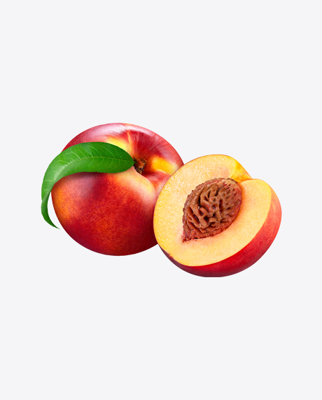 Whole Nectarine & Half