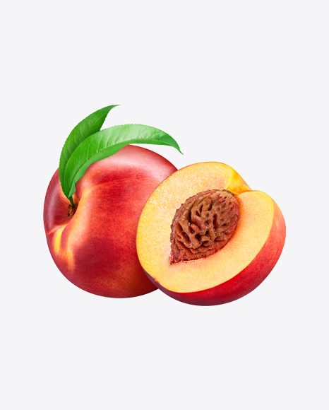 Whole Nectarine & Half