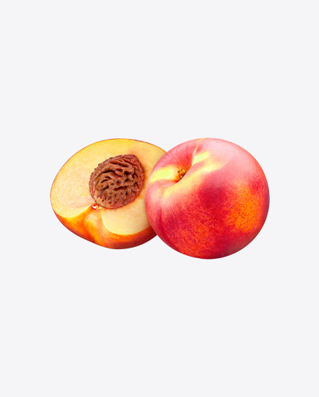 Whole Nectarine & Half