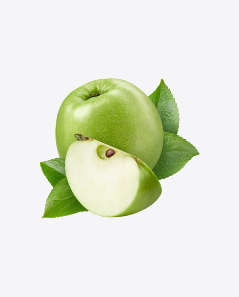 Green Apple w/ Slice