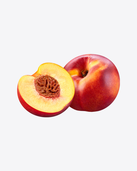 Whole Nectarine & Half