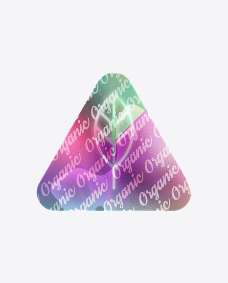 Triangle Holographic Sticker PNG