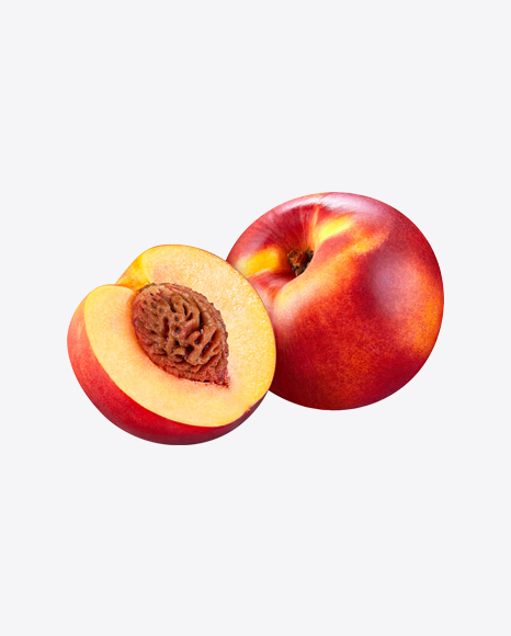 Whole Nectarine & Half