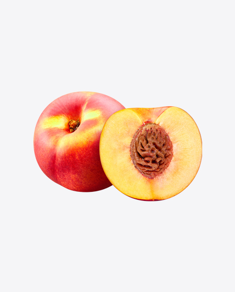 Whole Nectarine & Half