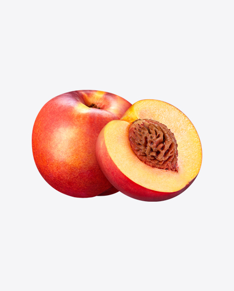 Whole Nectarine & Half