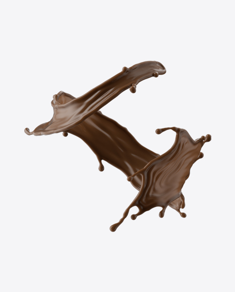 Chocolate Milk Splash PNG