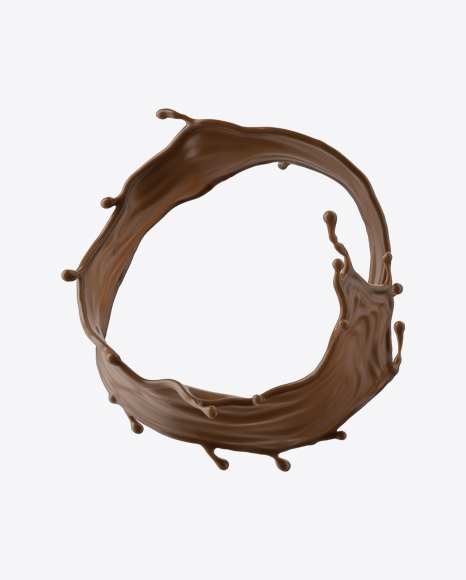 Chocolate Milk Splash PNG