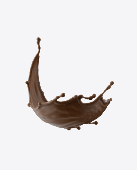 Chocolate Milk Splash PNG