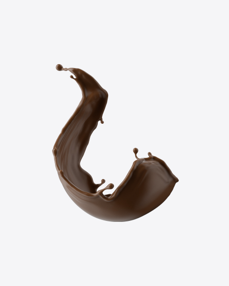 Chocolate Milk Splash PNG