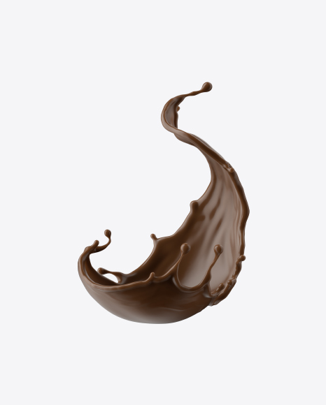 Chocolate Milk Splash PNG