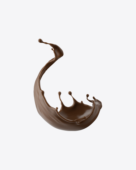 Chocolate Milk Splash PNG