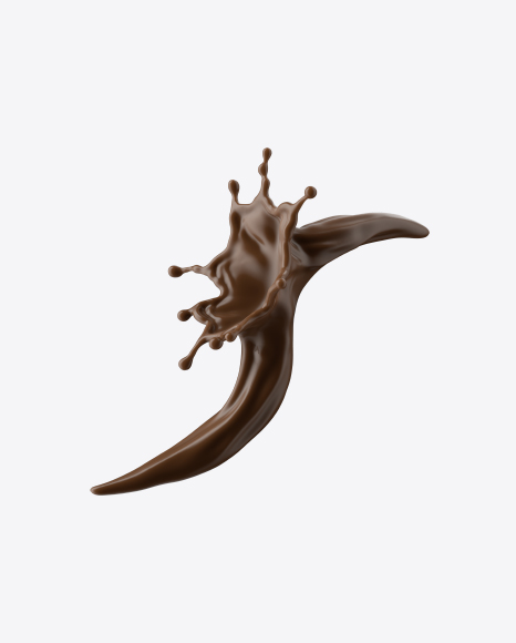 Chocolate Milk Splash PNG