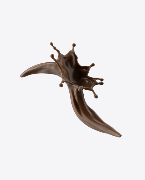 Chocolate Milk Splash PNG
