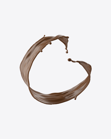 Chocolate Milk Splash PNG