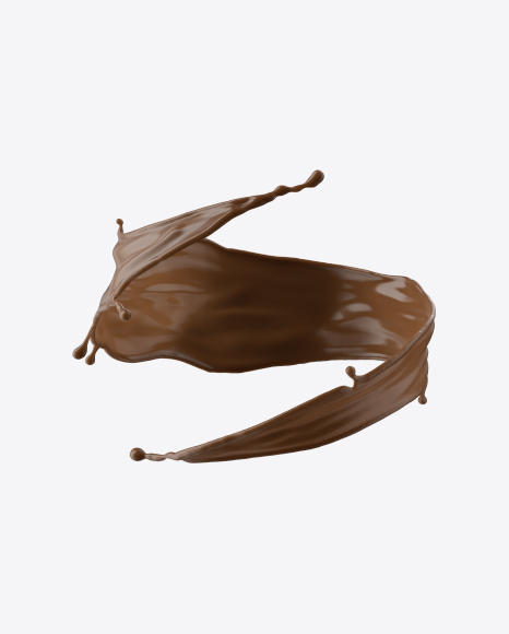 Chocolate Milk Splash PNG