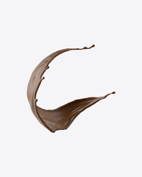 Chocolate Milk Splash PNG