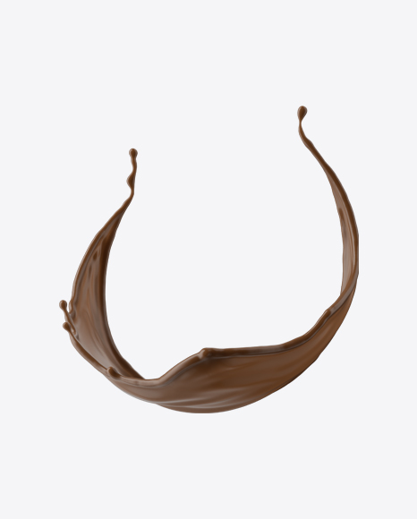 Chocolate Milk Splash PNG