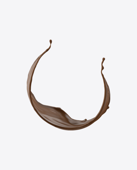 Chocolate Milk Splash PNG