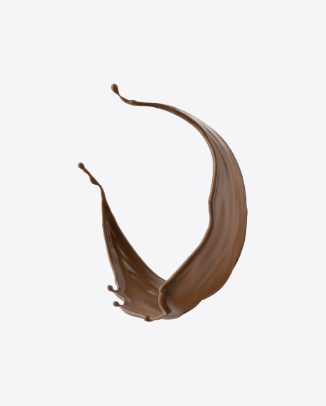 Chocolate Milk Splash PNG