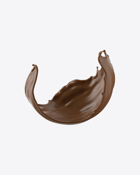 Chocolate Milk Splash PNG